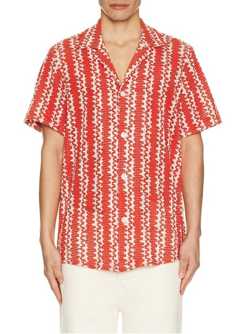 OAS Scribble Cuba Net Shirt